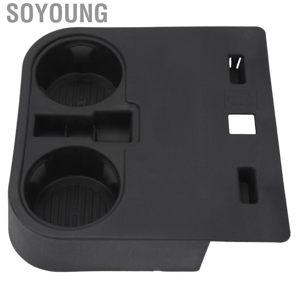 Soyoung Front Console Cup Holder  Under Seat Bottom HC3Z2813562AB ABS for F‑Series Super Duty 2017 To 2022