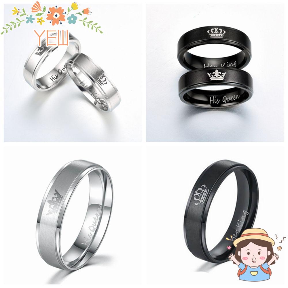 Nhẫn Đôi Bằng Thép Không Gỉ Thiết Kế Mới