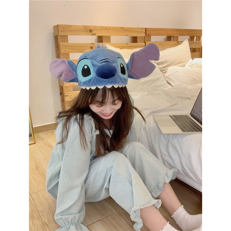 Bộ Đồ Ngủ Tay Dài Phối Bèo Họa Tiết Caro Dễ Thương Cho Bạn Gái