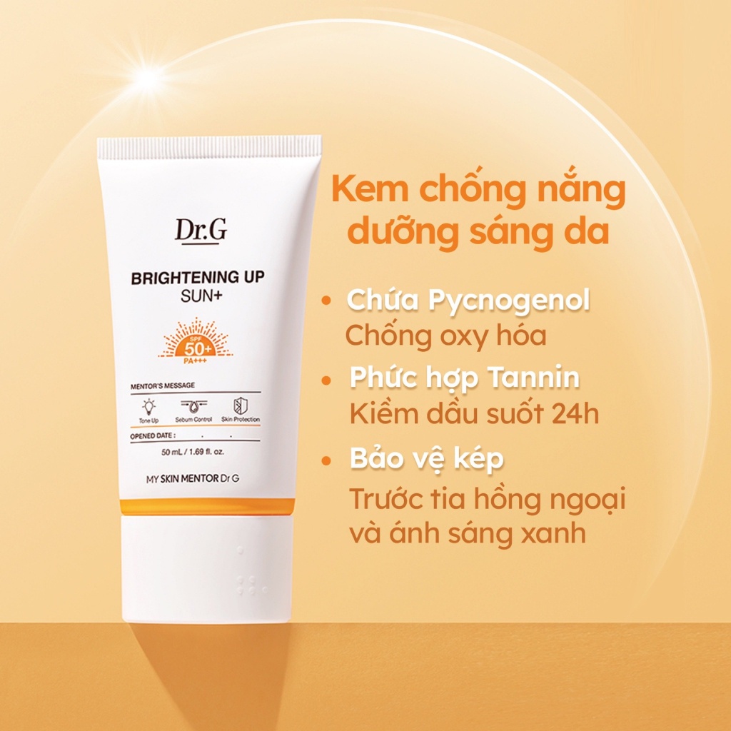 [MINISIZE 20ML] Kem chống nắng Dr.G Brightening Up Sun SPF 50PA+++ 20ml