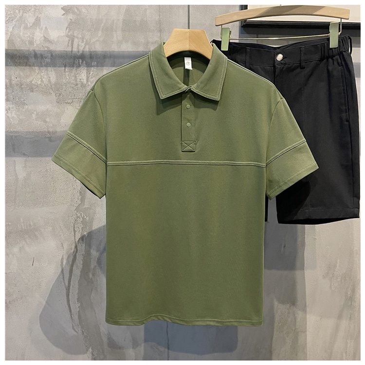 Áo Thun Polo Ngắn Tay Form Rộng Phong Cách Đường Phố Thời Trang Mùa Hè Dành Cho Nam