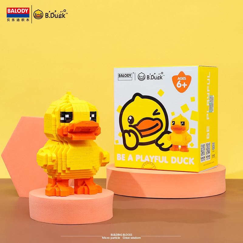 lego mini  lắp ráp mô hình bộ lego đồ chơi cho bé trai Đồ Chơi Lắp Ráp Hình Chú Vịt Vàng Nhỏ Nhắn Dễ Thương Cho Bé