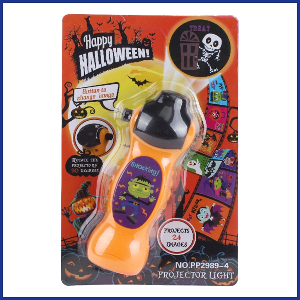 Đèn Pin Chiếu Tường An Toàn Cho Trẻ Em Dùng Trong Dịp Halloween