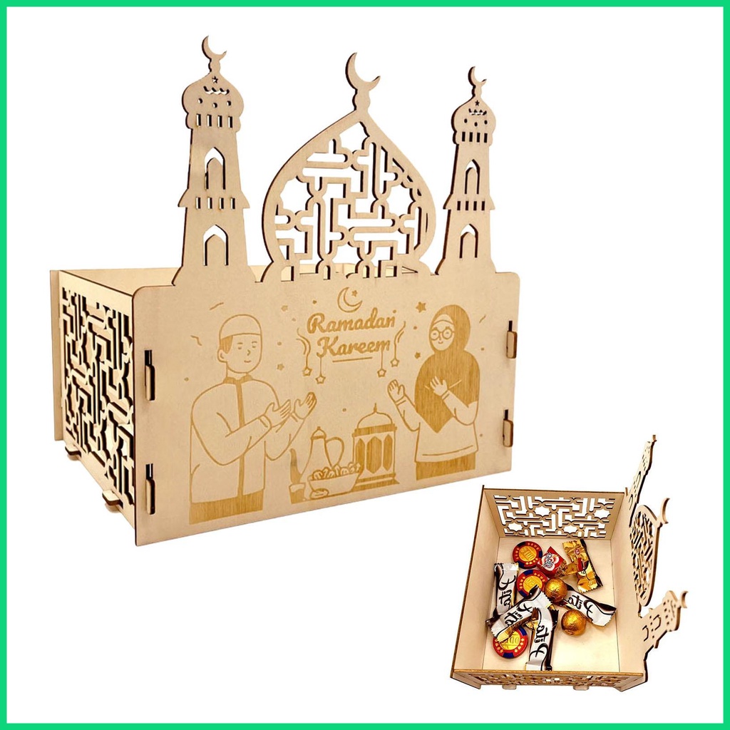 Khay Đựng Đồ Ăn Vặt Để Bàn Trang Trí Kiểu Ramadan