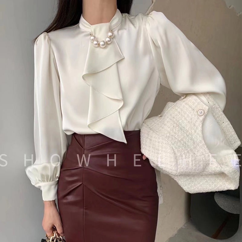 Áo Sơ Mi áo sơ mi nữ áo kiểu hàn quốc 2023 New Style 080906