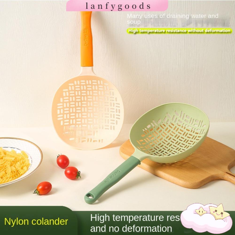 Rây Lọc Silicone Tay Cầm Dài Tiện Lợi Dành Cho Nhà Bếp