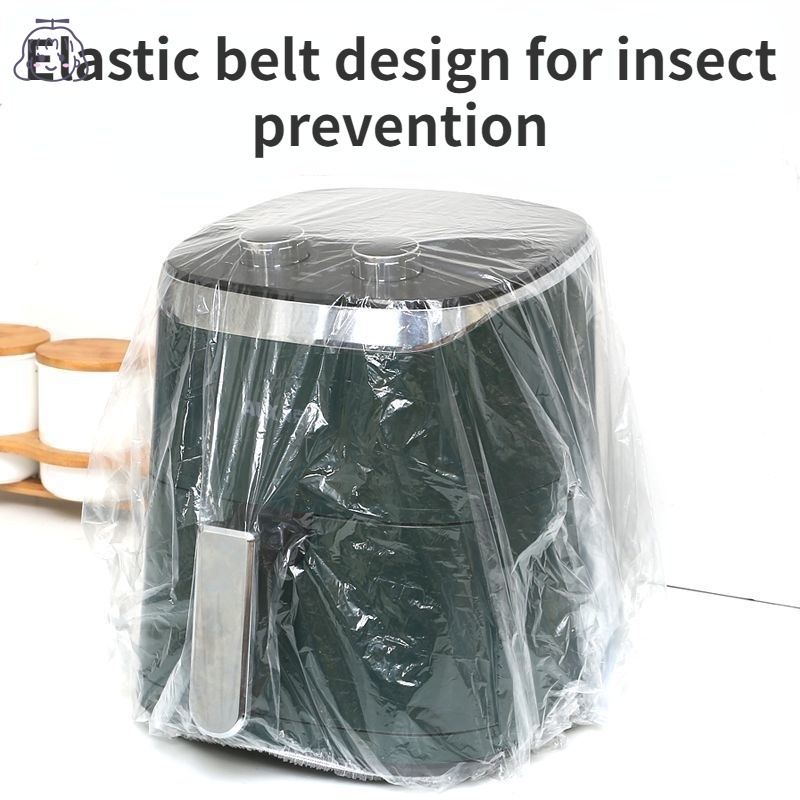 Bộ 10 Vỏ Bọc Quạt Lò Nướng Điện Dùng Một Lần Bằng Nhựa Dày Dặn Chống Bụi