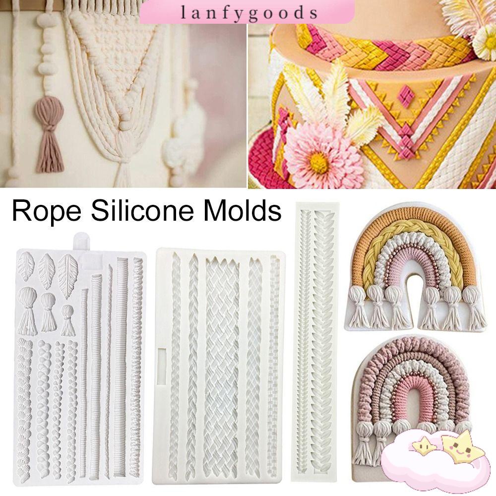 Khuôn Silicone Làm Bánh / Sô Cô La Có Dây Thừng DIY
