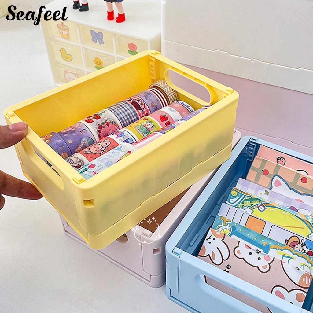 Hộp Đựng Đồ Hình Chữ Nhật Chịu Lực Tốt Có Thể Gấp Gọn Cho Lớp Học