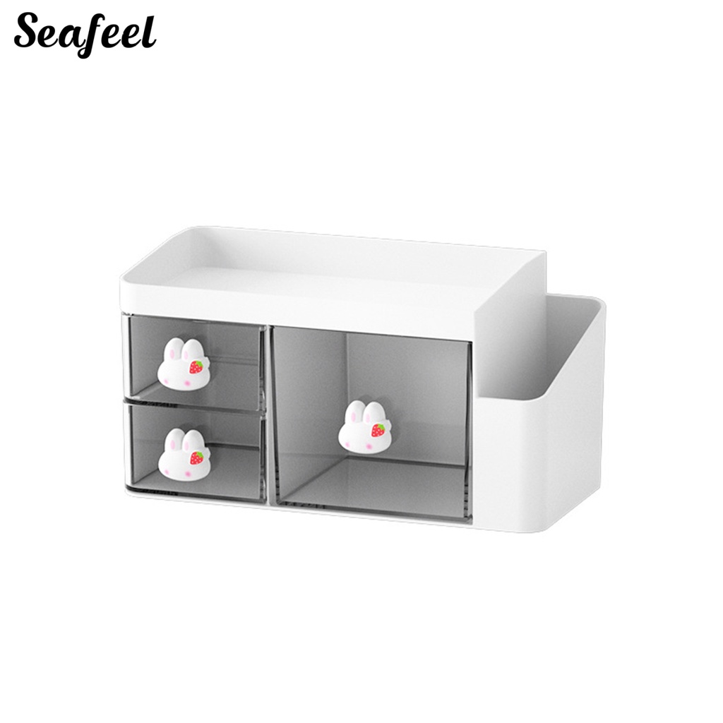 Hộp Đựng Bút Viền Ngăn Kéo Trong Suốt Sức Chứa Lớn Tiện Dụng