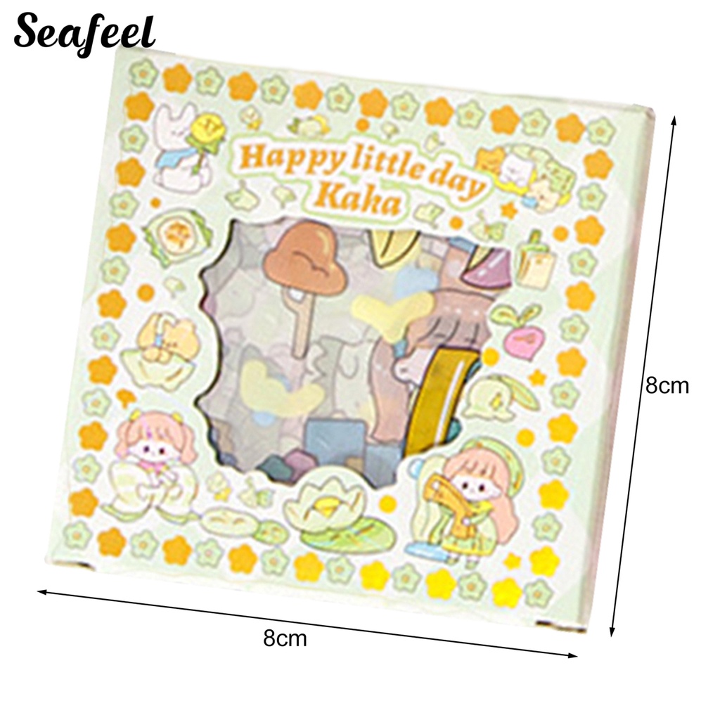 Bộ 100 Nhãn Dán Tự Dính Hình Thú Cưng Hoạt Hình Dễ Thương Có Thể Tháo Gỡ Trang Trí Sổ Tay