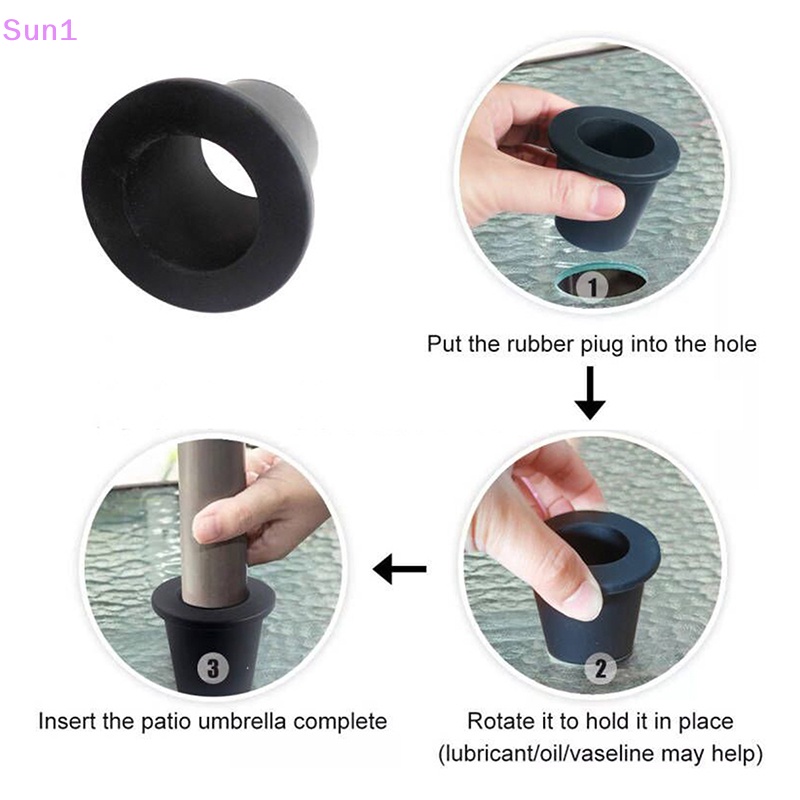 Sun1 &gt; Vòng Đệm Ổn Định Lỗ Cắm Dù Bàn Bằng Silicone Hình Nón Ổn Định Cho Hồ Bơi