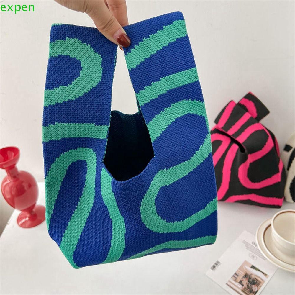 Túi Xách Mua Sắm Cỡ Lớn Họa Tiết Chấm Bi Phong Cách Dân Tộc Cổ Điển Thời Trang Cho Nữ