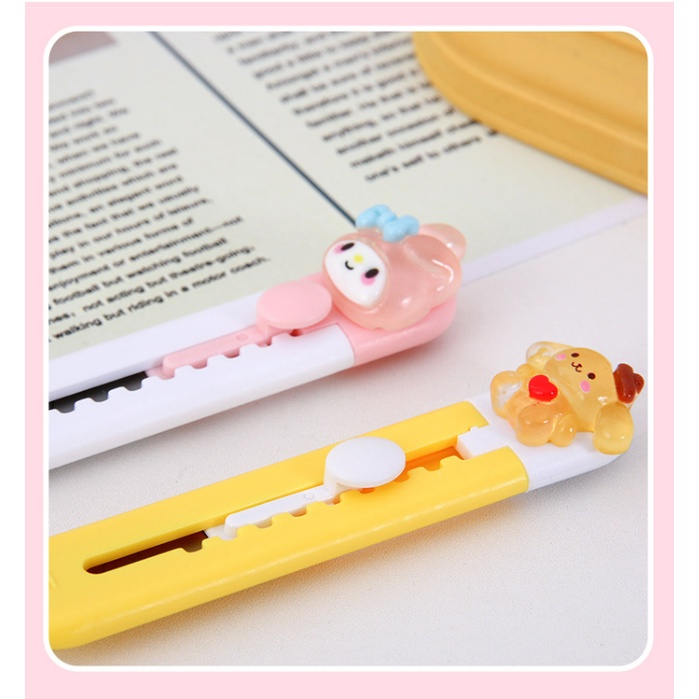 Dao rọc giấy cắt giấy cầm tay mini hình thú ngộ nghĩnh đáng yêu bỏ túi tiện lợi ZY09