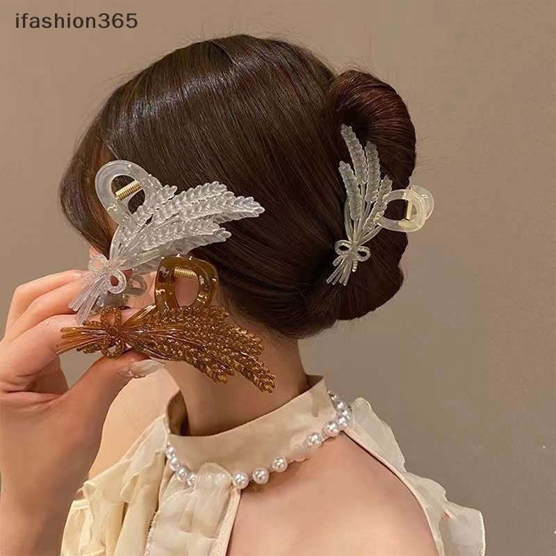 Kẹp Tóc Dạng Thạch Kích Thước Lớn 13cm Thời Trang Cho Nữ ifashion365