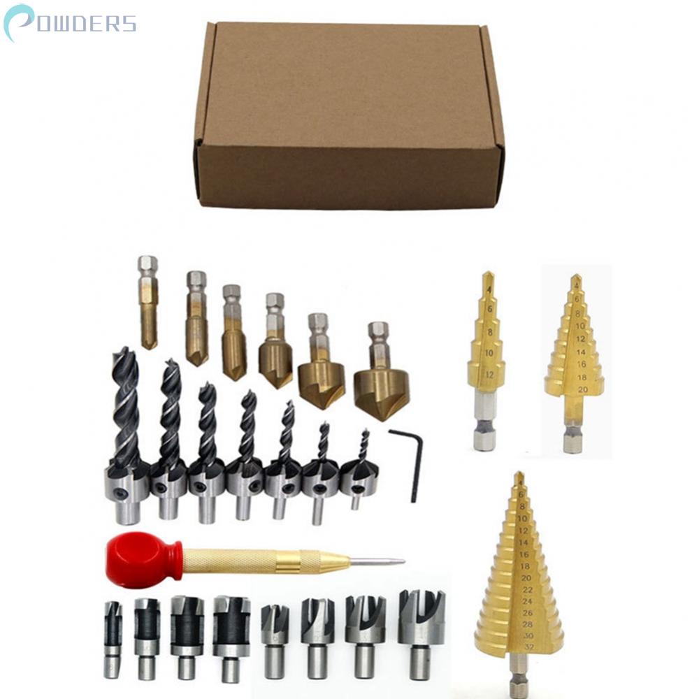 Bộ Mũi Khoan Bằng Thép Không Gỉ Dùng Khoan Kính Cứng Chuyên Dụng