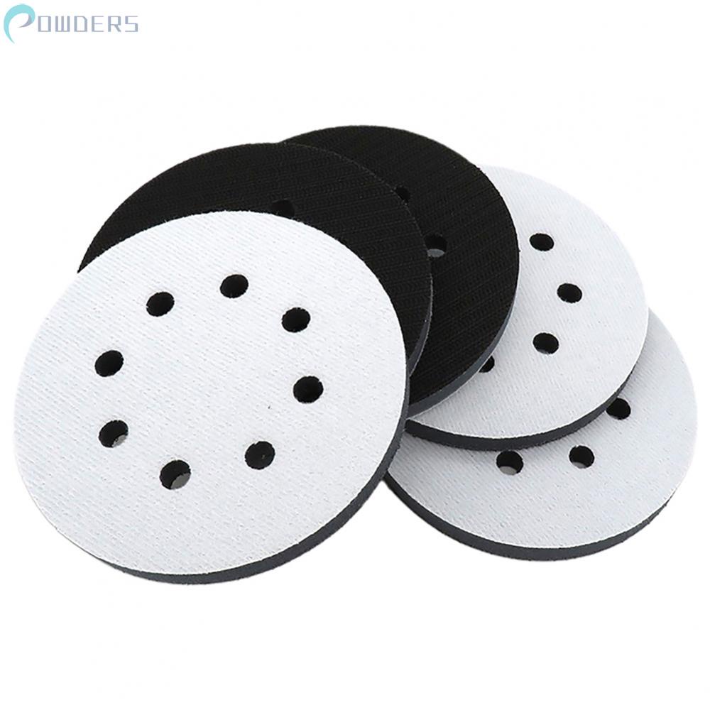 Đệm Chà Nhám 8 Lỗ 125mm / 5 Inch Mềm Mại Có Vòng Đệm