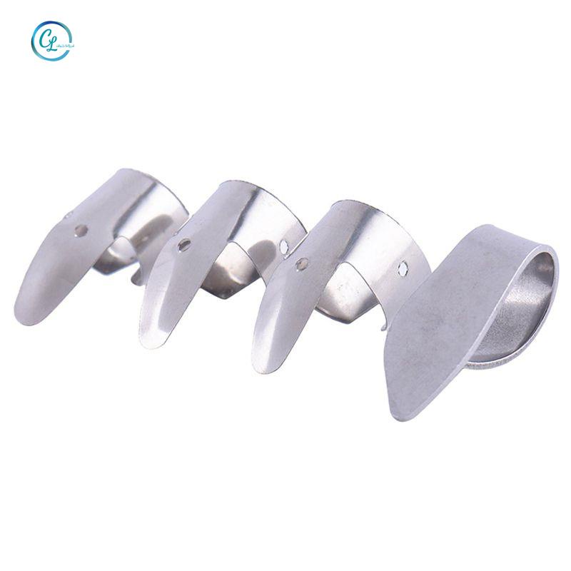 Set 3 Miếng Gảy Đàn Bằng Kim Loại + 1 Miếng Gảy Đàn Guitar