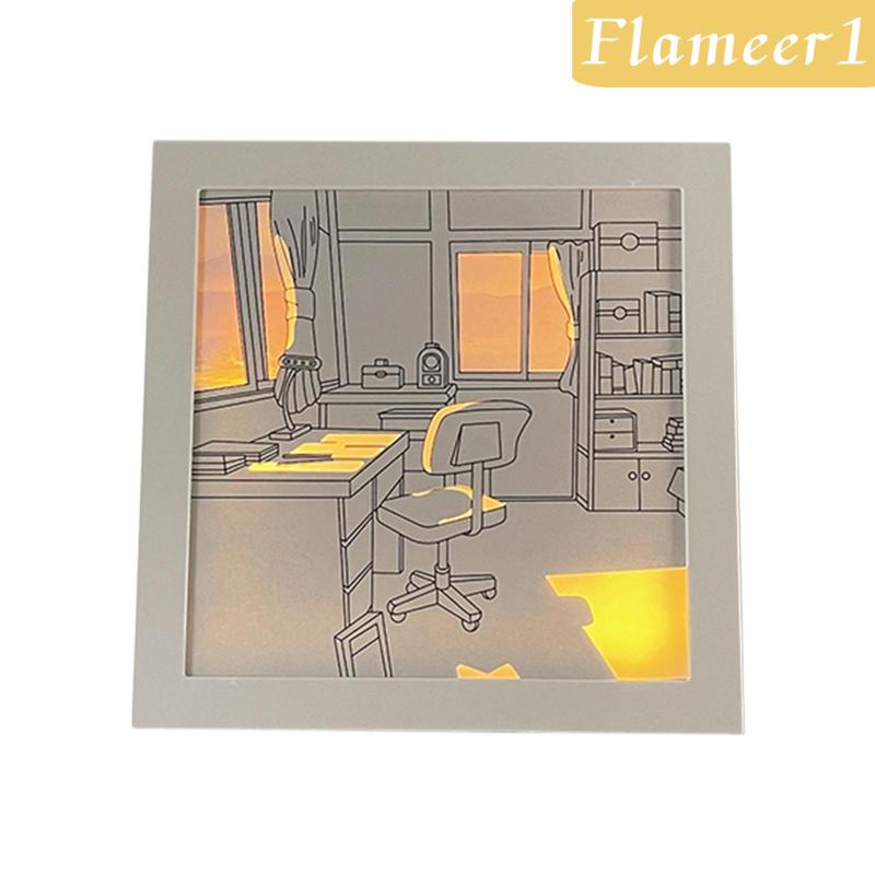 Khung Tranh LED Phát Sáng Có Thể Điều Chỉnh Dùng Trang Trí Phòng Ngủ
