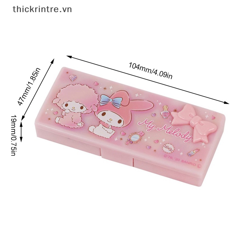 Hộp Đựng Tăm Bông / Mỹ Phẩm Chống Thấm Nước Hình Hello Kitty Dễ Thương