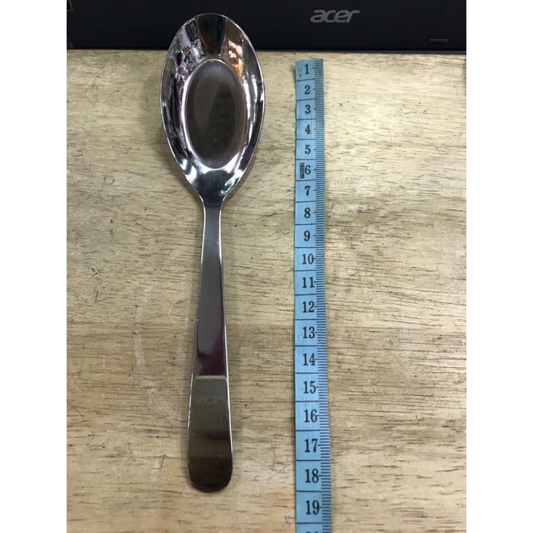 MUỖNG CANH XỊN INOX 304 / MUỖNG CANH VUÔNG DÀY XỊN INOX 304