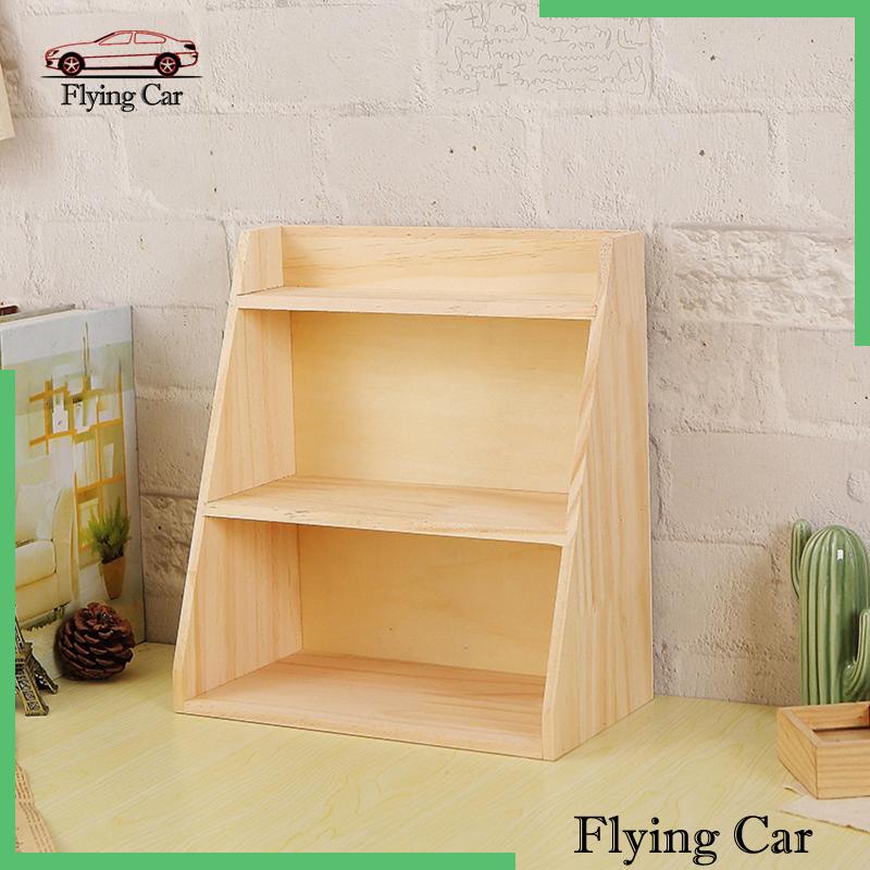 Kệ Gỗ 3 Tầng Chắc Chắn Để Bàn Tiện Dụng