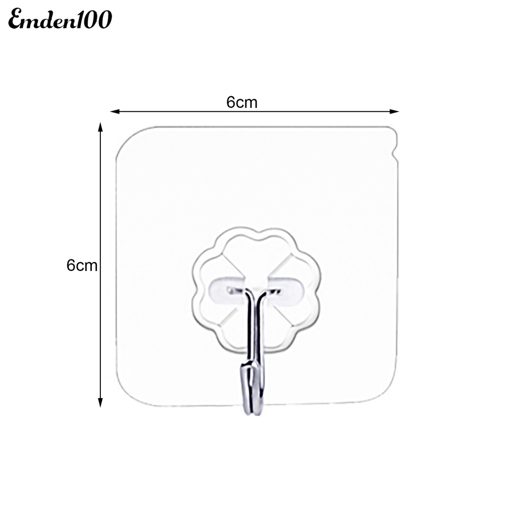 Móc Treo Đồ Gắn Tường Bằng Kim Loại Chống Nước Không Đục Lỗ Chống Ẩm Ổn Định Cho Nhà Ở