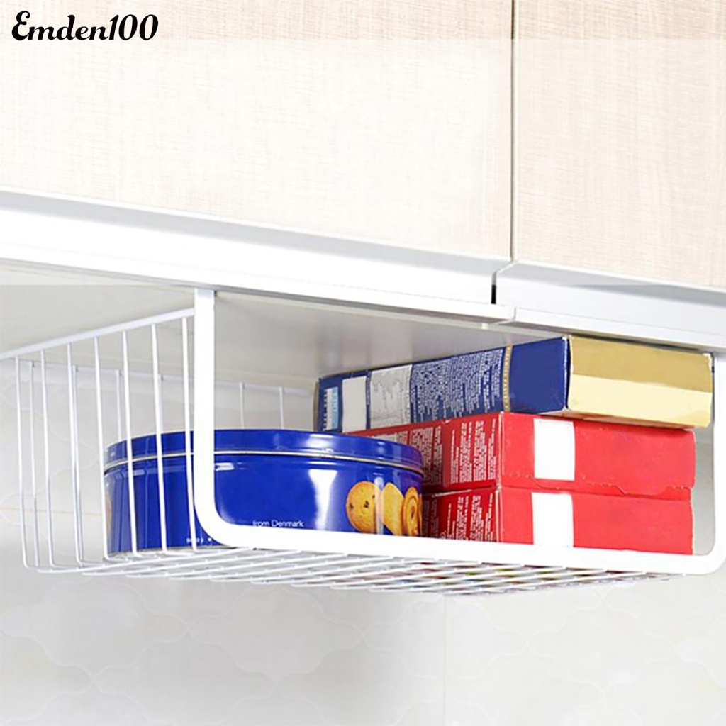 Kệ Sắt Treo Dưới Kệ Tủ Đựng Đồ Tiện Lợi