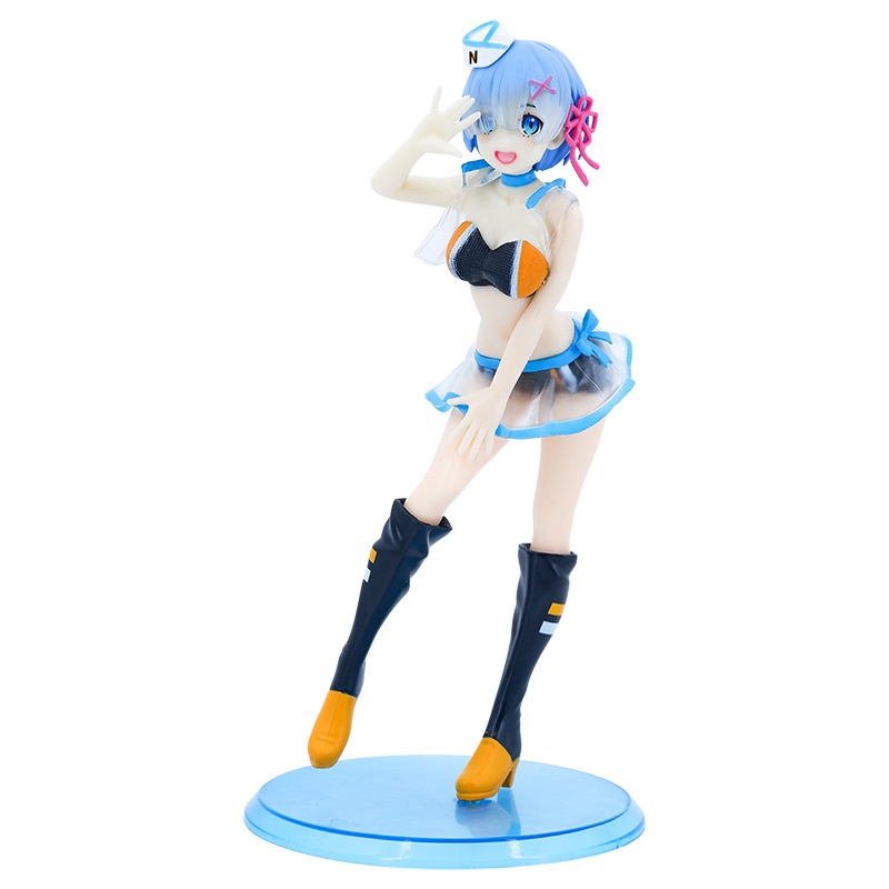 Hoạt Hình Anime RE Zero-Starting Life in Another World Raising Card Rem Dễ Thương Để Bàn Trang Trí
