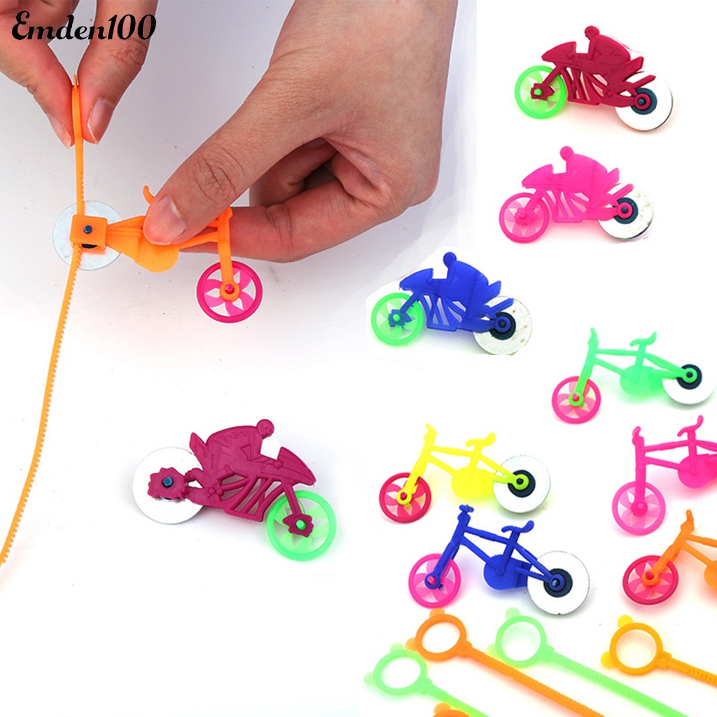 Emden Set 10 Đồ Chơi Con Quay Cầm Tay Dạng Dây Kéo Nhiều Kích Thước Bỏ Túi - Xe Đạp / Xe Máy Đồ Chơi Giải Trí Giải Trí Đồ Chơi Quà Tặng Cho Trẻ