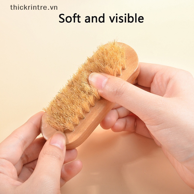 Bàn Chải Làm Sạch Móng Tay Mềm Mại Kèm Dây Treo Tiện Dụng