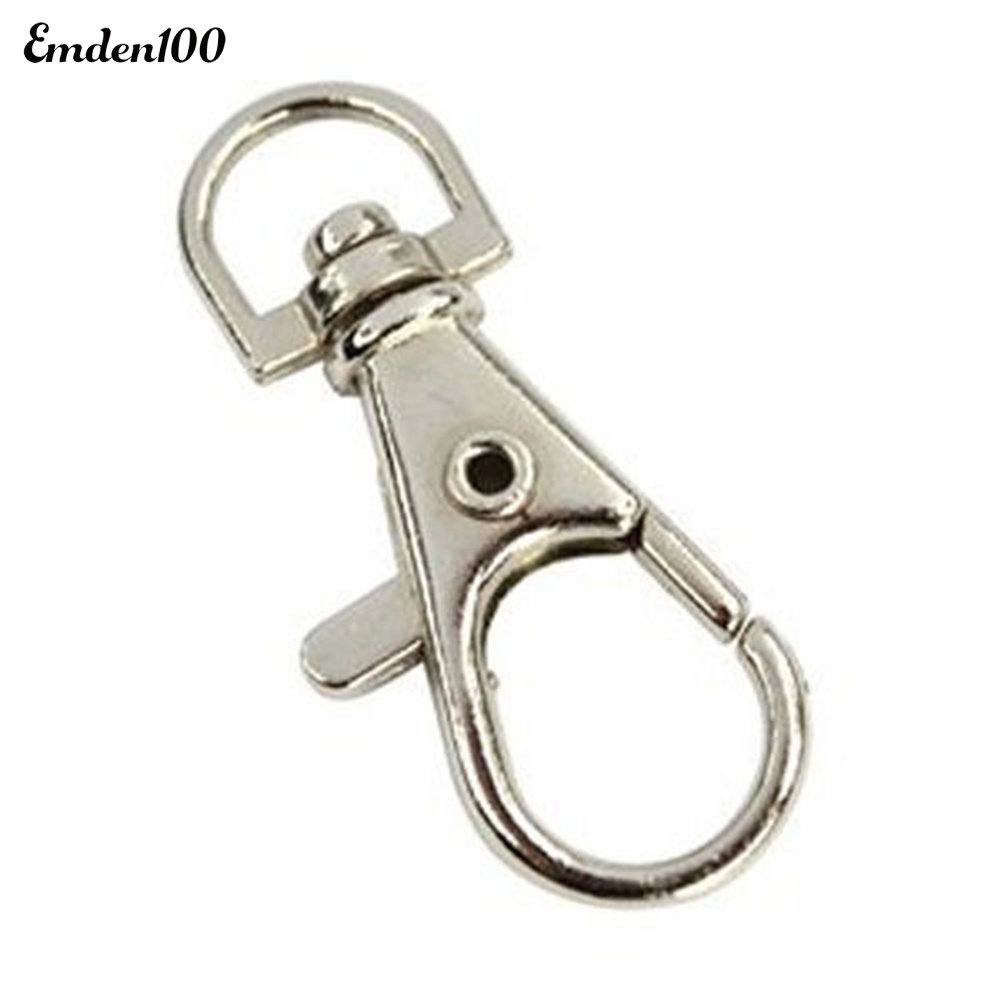 Set 10 Móc Khóa Hợp Kim 38mm Dùng Để Làm Đồ Trang Sức Thủ Công