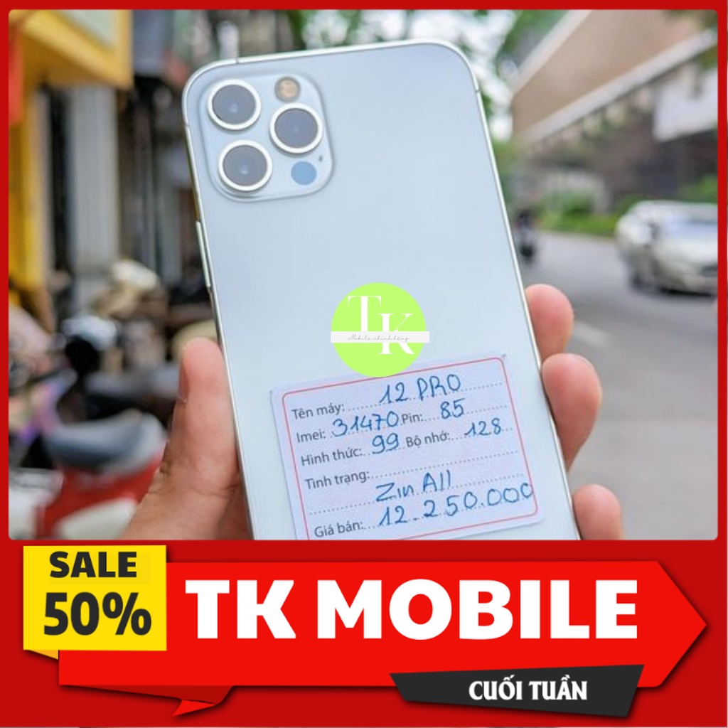 [Sale Lớn]Điện Thoại Ip 12 Pro 256Gb Hàng Quốc Tế Mới Bảo Hành 12 Tháng Hoàn Tiền Trong 7 Ngày - Tk Mobile
