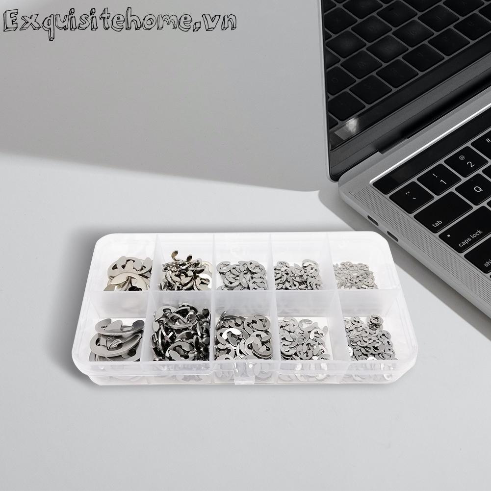 Bộ 580 Vòng Kẹp Bên Ngoài Bằng Thép Không Gỉ