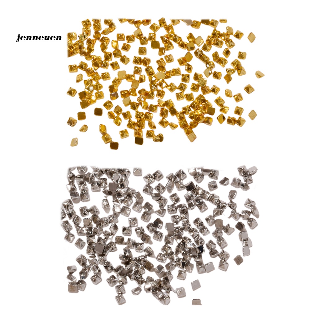 Bộ 200 Đinh Tán Trang Trí Móng Tay Bằng Kim Loại Sang Trọng