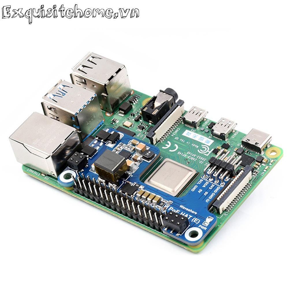 Mũ Trùm Đầu 3B + / 4B PoE 802.3A 5V2.5A Cho Raspberry Pi