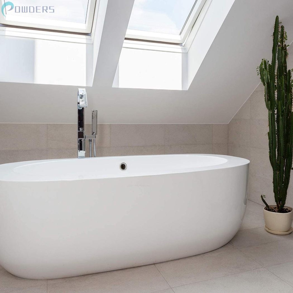 Set 4 Nắp Đậy Cống Thoát Nước Bồn Rửa Chén / Nhà Bếp Hình Tròn Bằng Chrome