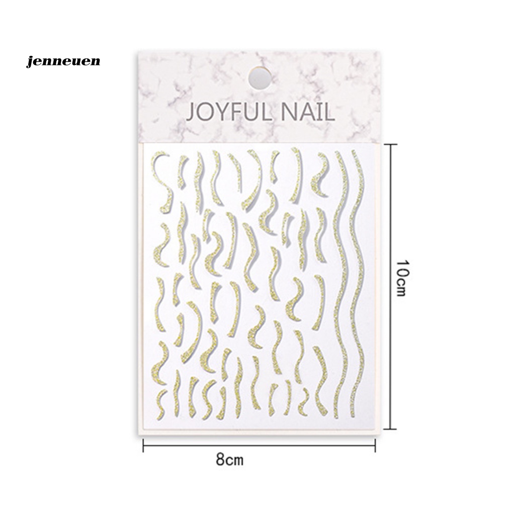Jen Miếng Dán Trang Trí Móng Tay Nhiều Kiểu Ba Chiều Nhiều Màu Sắc Dễ Dán