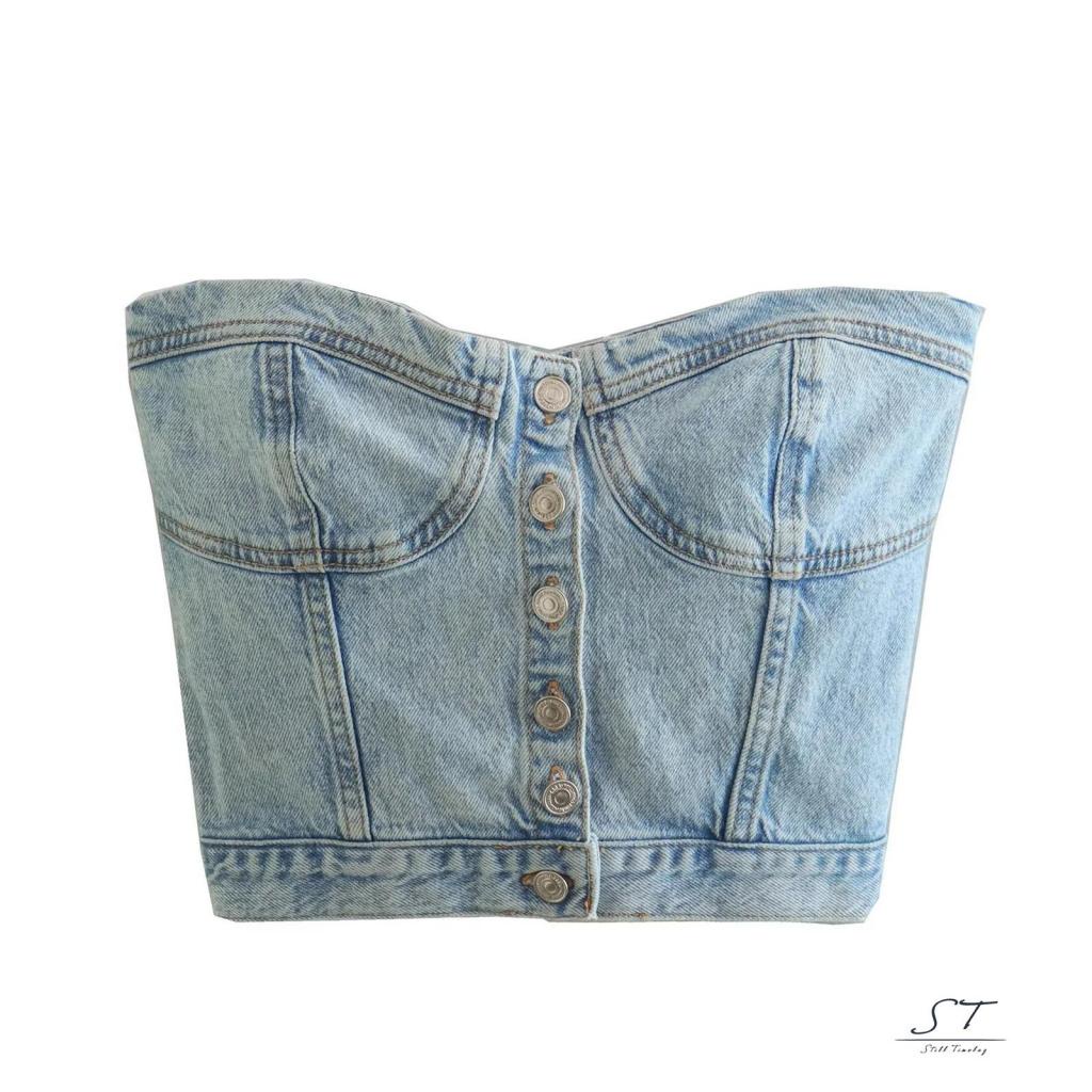 Áo Khoác Denim CY03 Thời Trang Đường Phố Cá Tính Cho Nữ