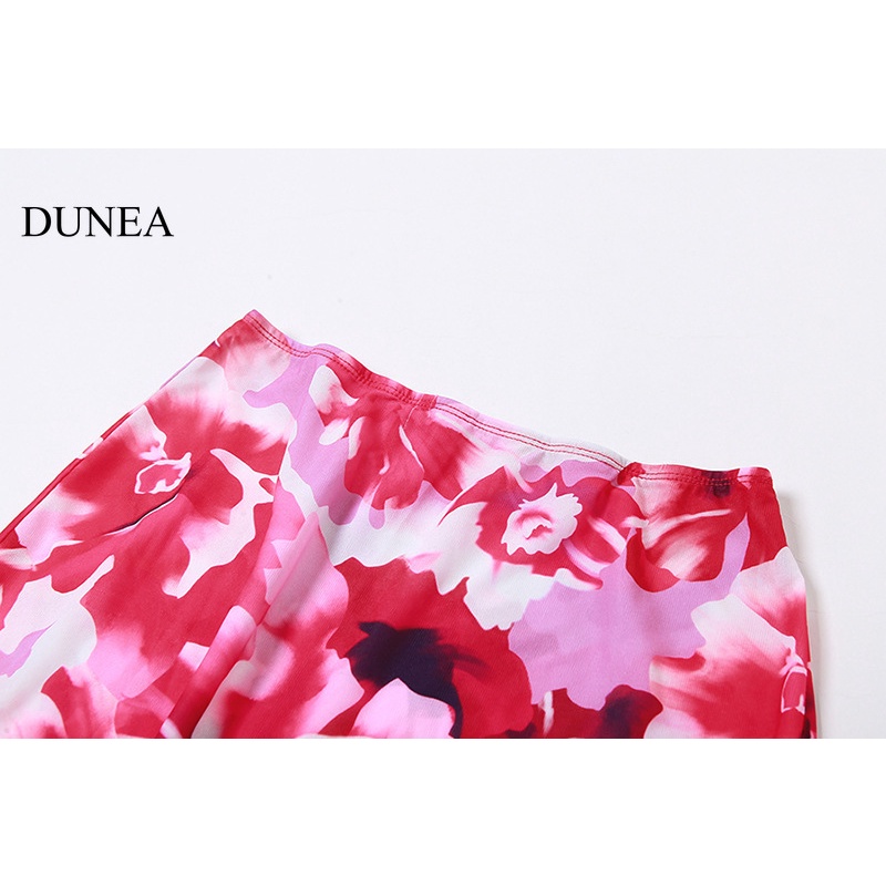 Set Áo Ống Và Chân Váy In Họa Tiết Quyến Rũ Dành Cho Nữ