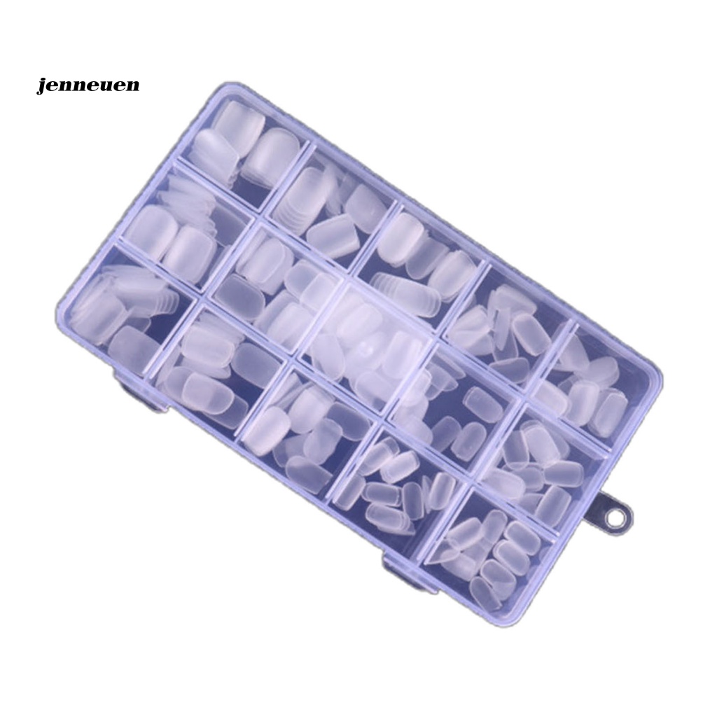 Bộ 300 Móng Tay Giả 15 Ngăn Dạng Nhấn Tiện Dụng