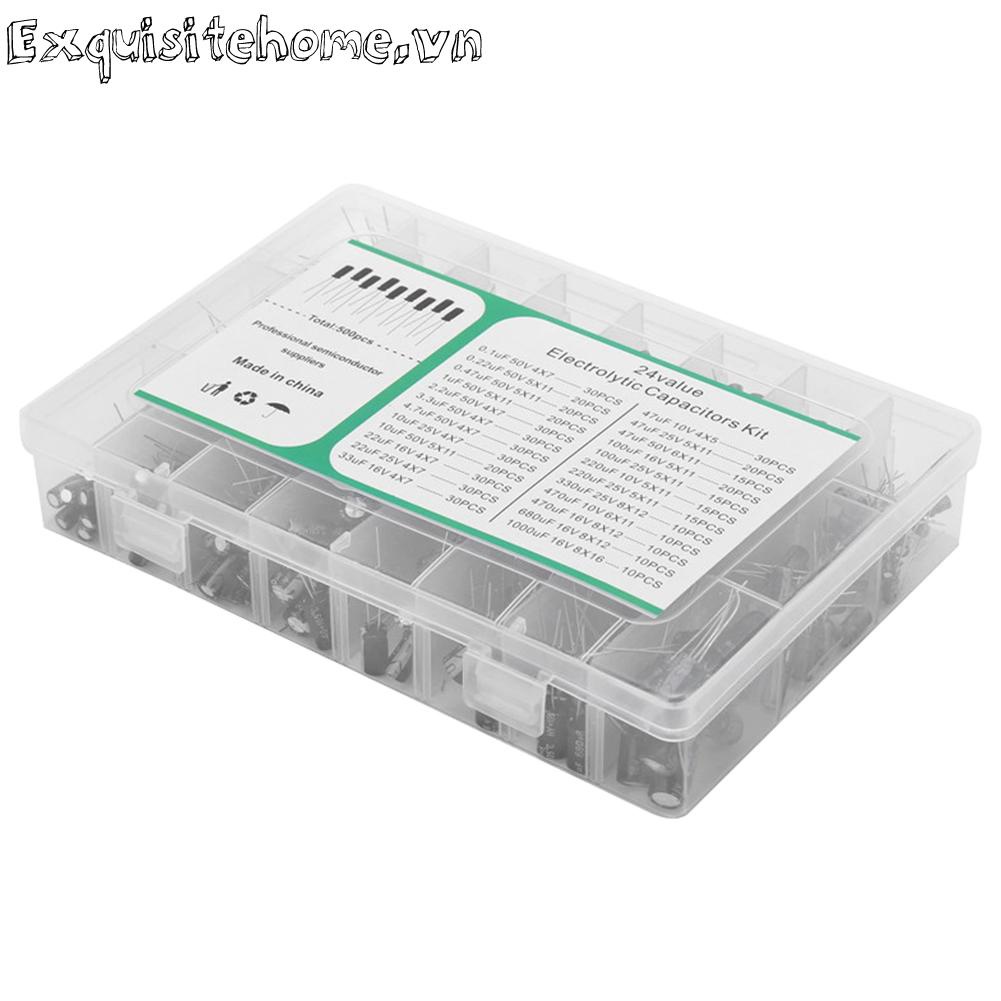 500 Tụ Điện Phân Loại 16V-50V 24V Cho Loa TV VCD DCD