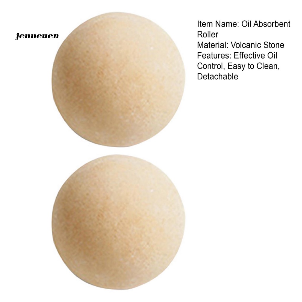 Jen Con Lăn Thấm Dầu Dễ Dàng Mang Theo Cho Phụ Nữ Hấp Thụ Dầu Núi Lửa Có Thể Tháo