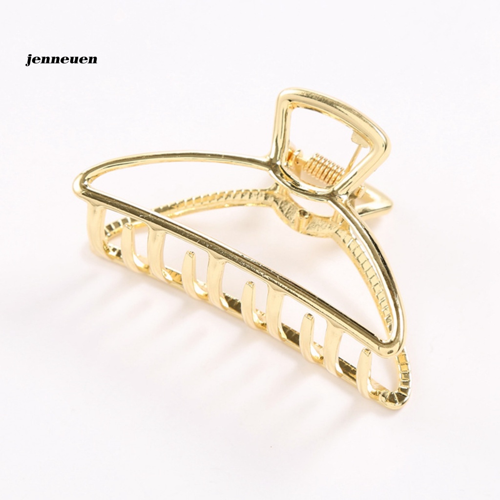 Kẹp Tóc Kim Loại Màu Trơn Thời Trang Cho Nữ