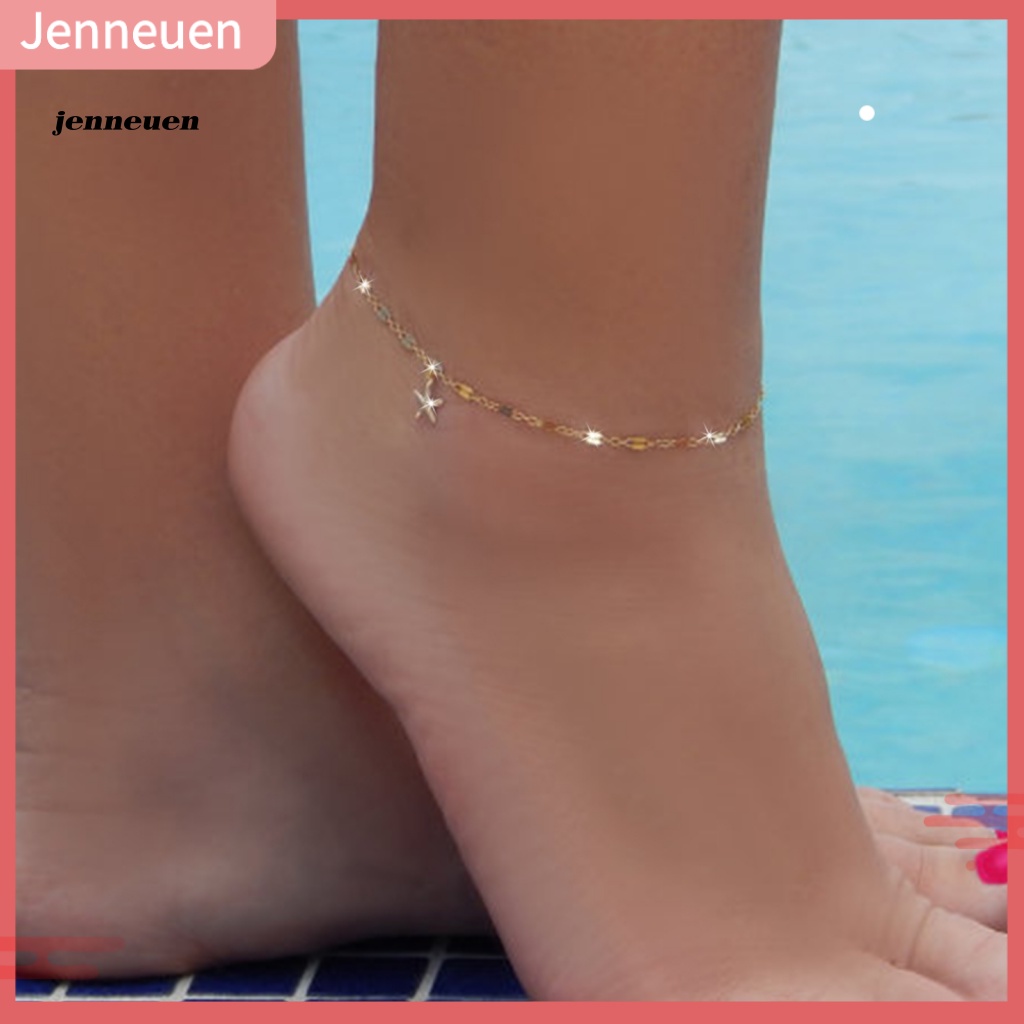 Lắc Chân Hình Sao Biển Xinh Xắn Thời Trang Đi Biển