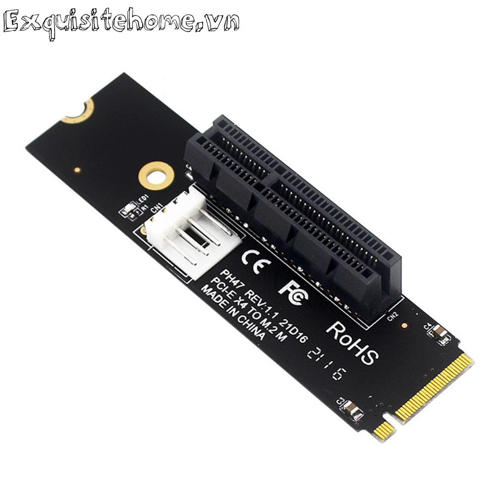 Bộ Chuyển Đổi Ổ Cứng NGFF M.2 Sang PCI-E 4X