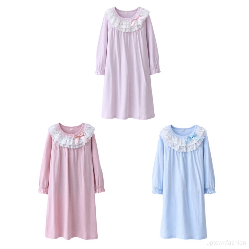 Đồ ngủ Chất Liệu Cotton Phối Ren Ngọt Ngào Dành Cho Nữ