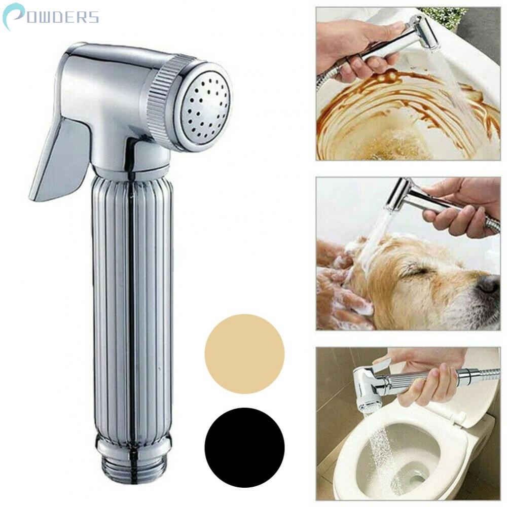 Đầu Vòi Hoa Sen Bằng Hợp Kim Kẽm Màu Vàng Đen Chất Lượng Cao