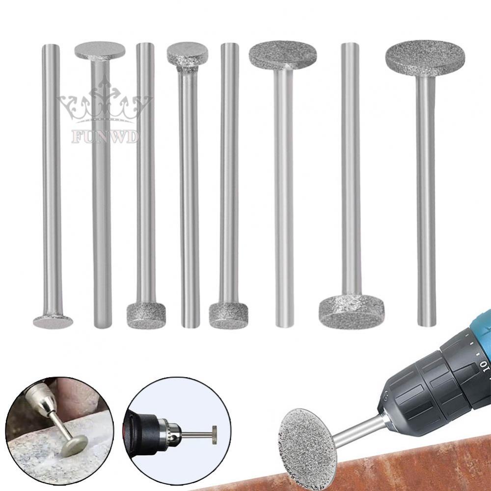 【FUNWD】Grinding Wheel T Type 3mm Shank 6/8/10/10mm Abrasive Diamond Abrasives