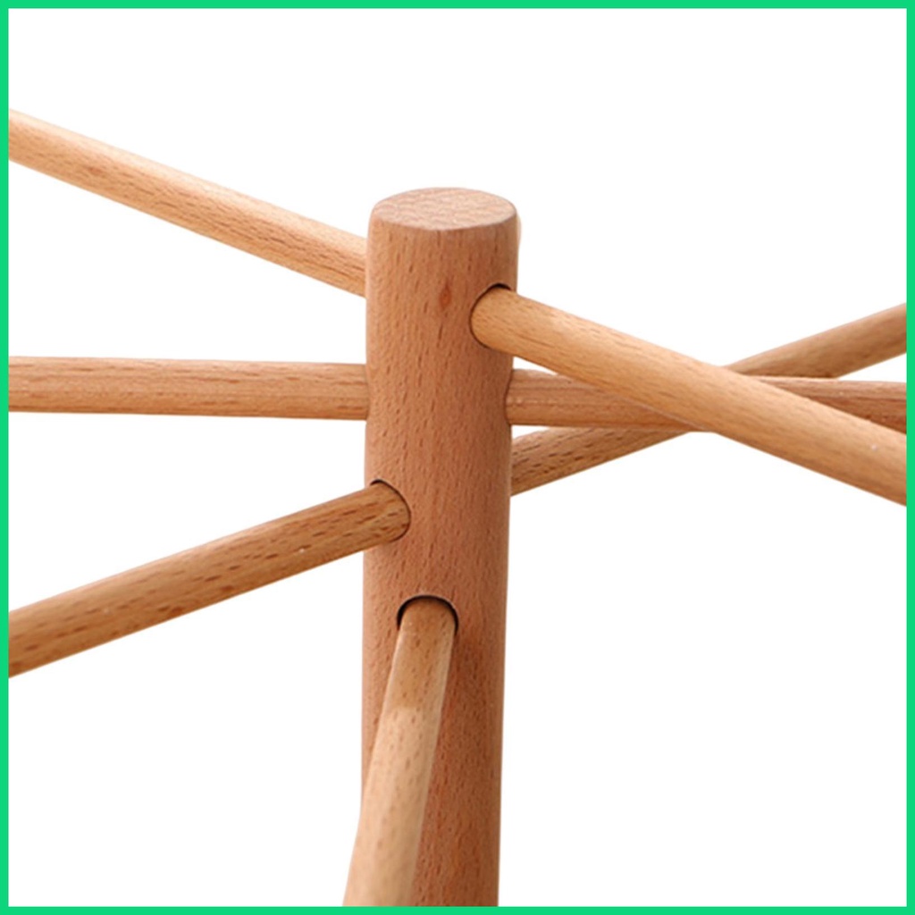 Giá Đỡ Phơi Khô Mì Spaghetti 4 Cánh Tay Có Thể Tháo Rời Tiện Dụng